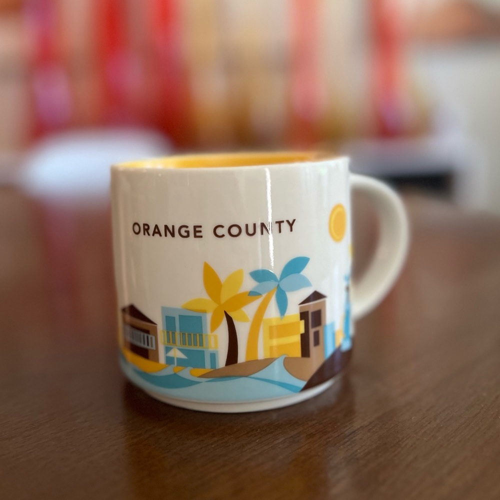 Starbucks You Are Here Collection Coffee Mug Orange County